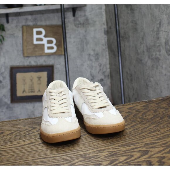 Dolce Vita Womens Lace Up Notice Sneakers NOTICE Ivory Multi Nylon Brown 6M - Picture 3 of 9